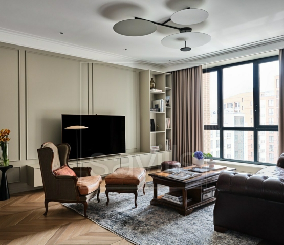 Rent Apartment, 3 rooms Residential complex BARRIN HOUSE Malaya Pirogovskaya Street, 8, Photo 2