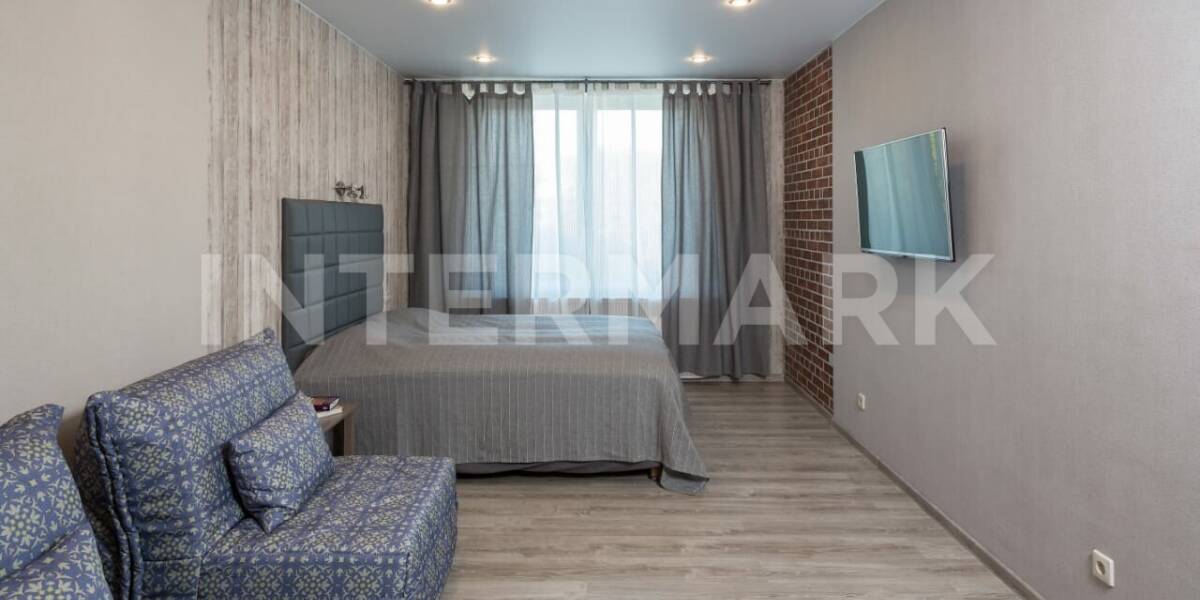 Rent Apartment, 1 room  Kremenchugskaya Street, 17, korp. 2, Photo 1