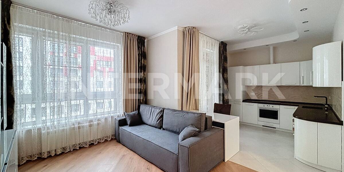 Rent Apartment, 2 rooms  Korabelnaya Street, 17, korp. 1, Photo 1