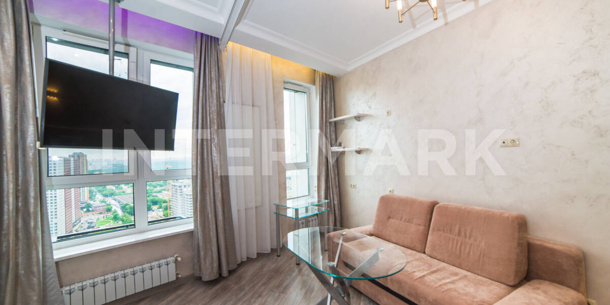 Rent Apartment, 1 room Residential complex Serdce Stolitsy Shelepikhinskaya Embankment, 34, korp. 1, Photo 1