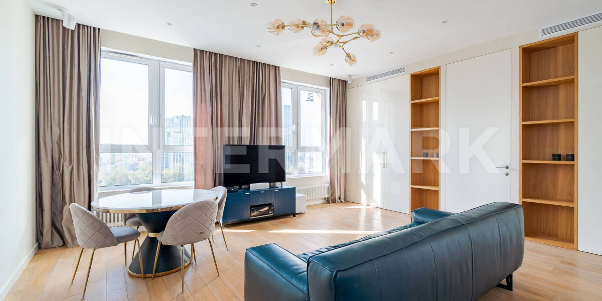 Rent Apartment, 2 rooms Residential complex Serdce Stolitsy Shelepikhinskaya Embankment, 34, korp. 1, Photo 1