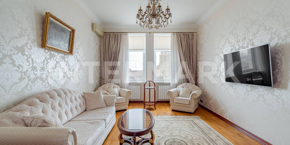 Rent Apartment, 3 rooms  Krasnopresnenskaya Embankment, 2/1, Photo 1