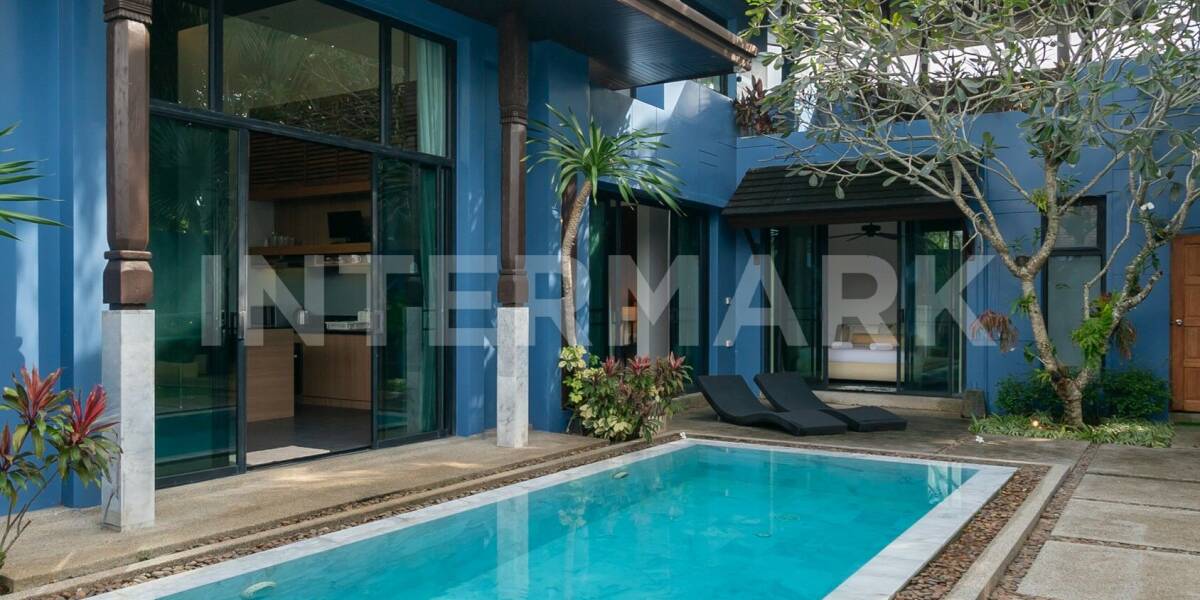  Luxury blue 4 bedroom villa in Bangtao Thailand, Photo 1