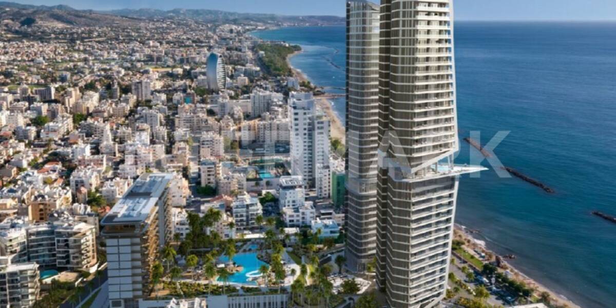  Apartments in a skyscraper on the first line of Limassol Cyprus, Photo 1