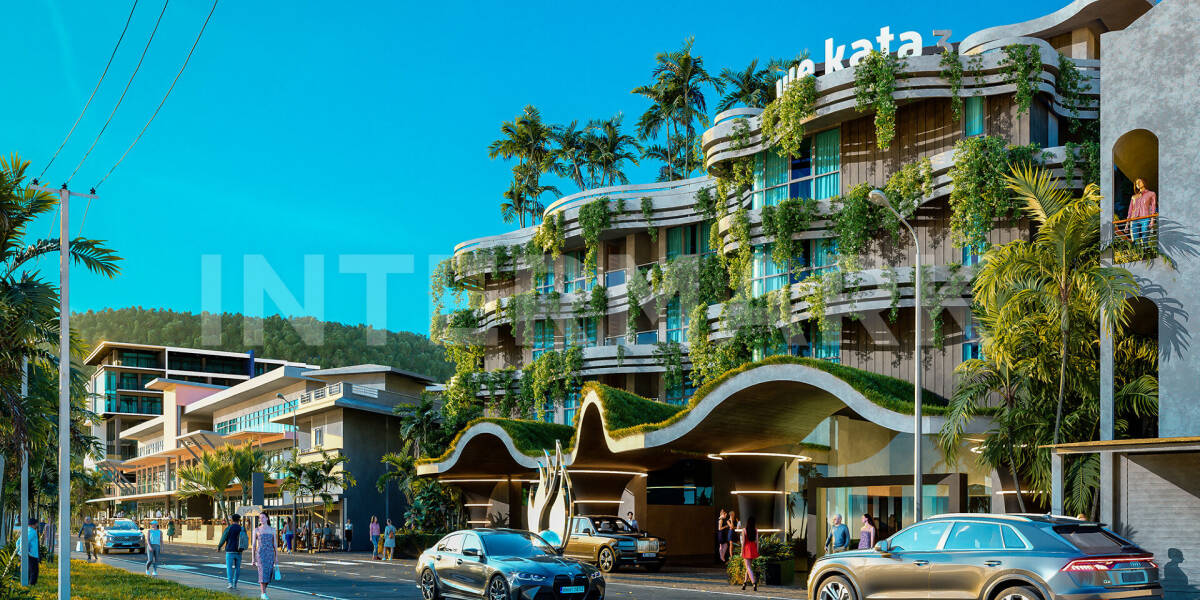  Квартиры в новом комплексе в 300 метрах до пляжа Ката Таиланд, Фото 1