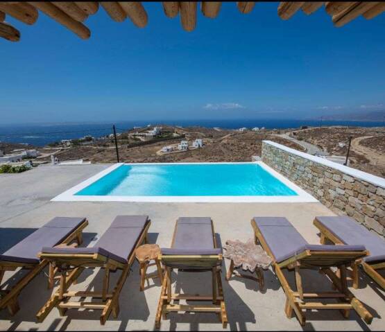  Newly built residence overlooking ths sea Mykonos, Фото 1