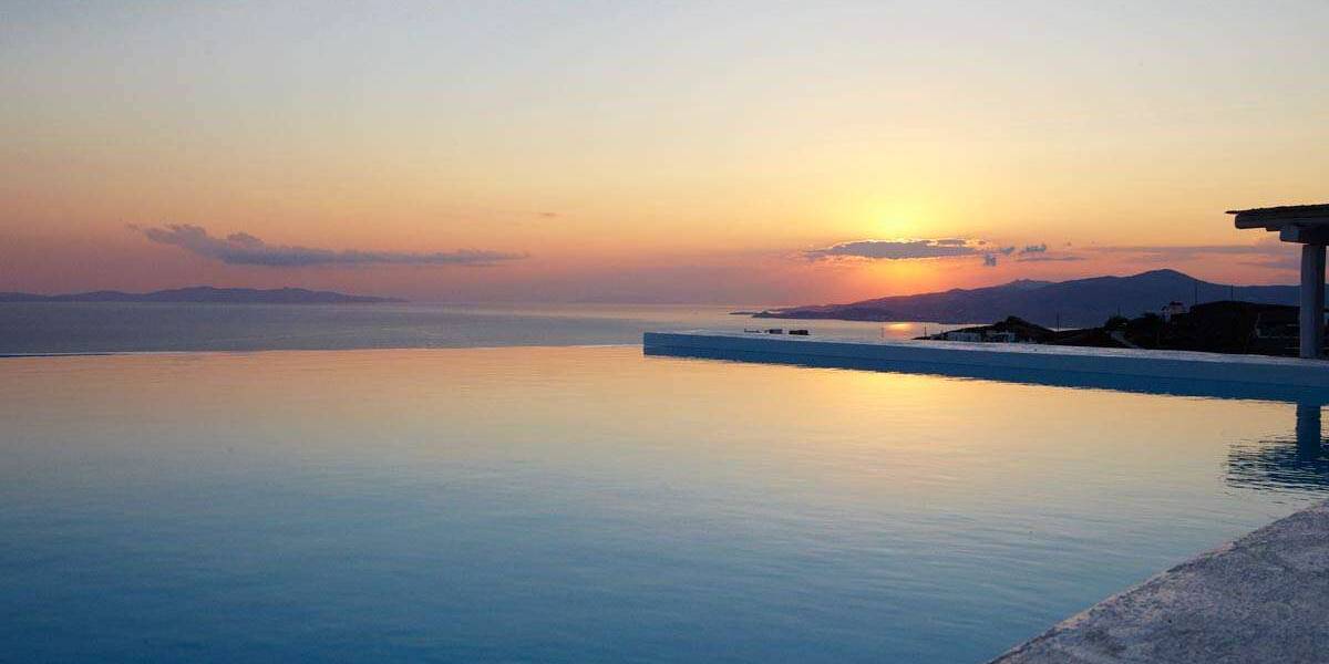  Villa with stunning panoramic sea and sunset views Fanari, Mykonos, Cyclades Islands, Фото 1