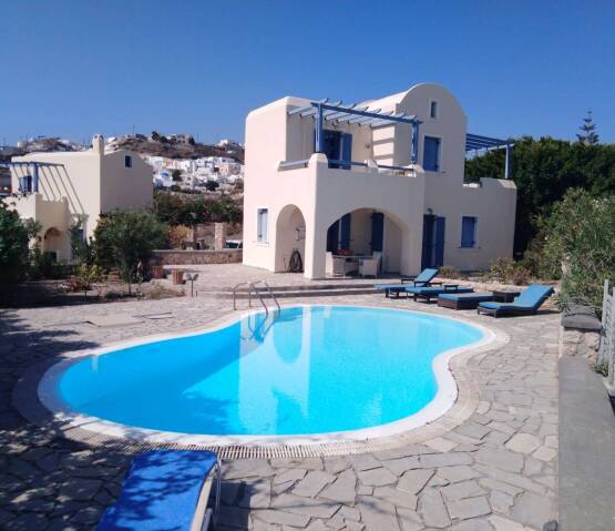  Villa in Akrotiri with caldera views and private pool Santorini, Фото 1