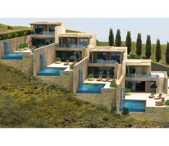  Luxurious modern pool villas on a private beach Andros, Photo 1