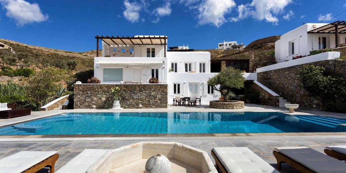  An eclectic dreamy villa Ftelia, Mykonos, Cyclades Islands, Фото 1