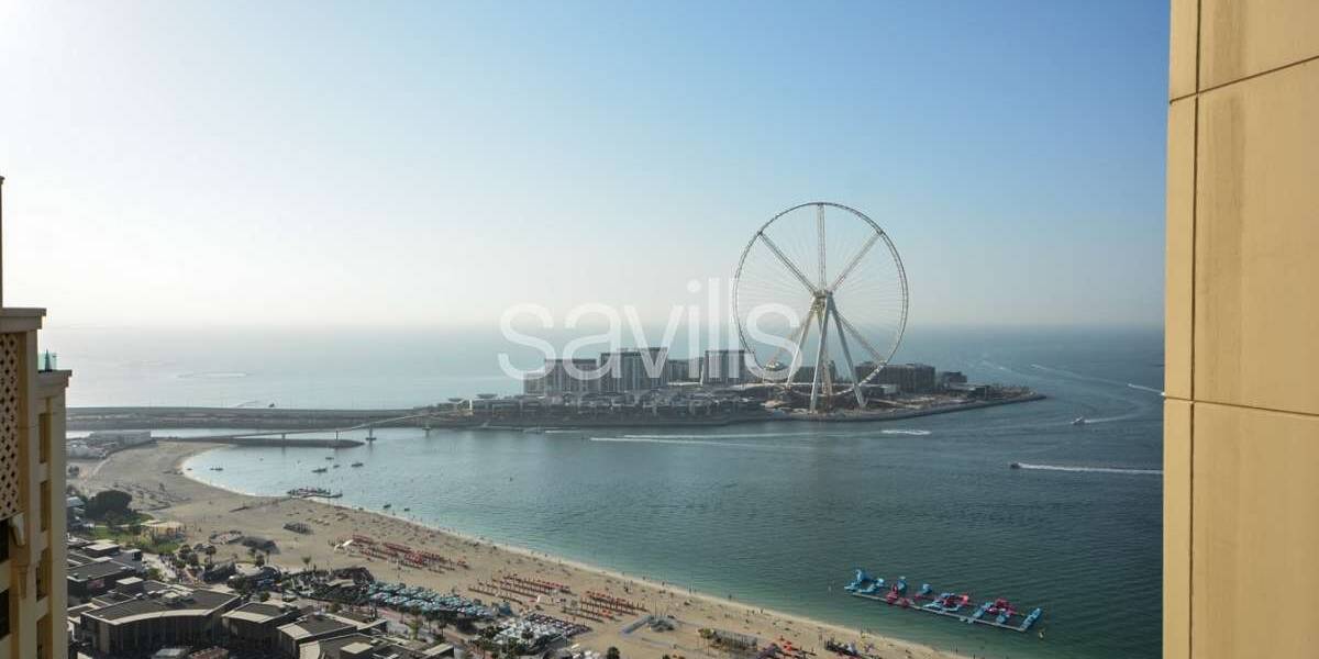 Снять в аренду  Sea view / High floor/ 2BR for rent in Rimal JBR, Dubai, Фото 1