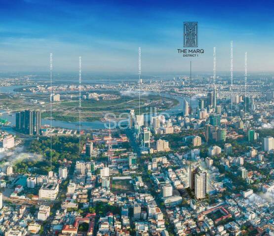 Снять в аренду  Beautiful 3BR on the high floor and stunning view towards CBD and Saiggon river in the city center District 1, Фото 1