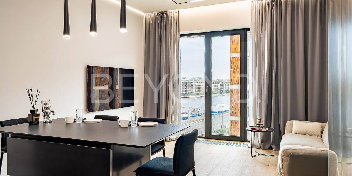 Квартира, 2 комнаты  Санкт-Петербург г., г. Санкт-Петербург, Василеостровский район, Макарова наб.,   58, стр.1, Фото 1