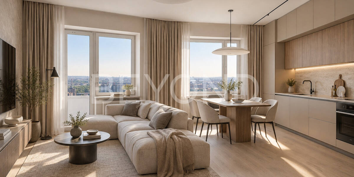 Квартира, 3 комнаты  Санкт-Петербург г., ул. Беринга,   27, корп.4, литера. А, Фото 1