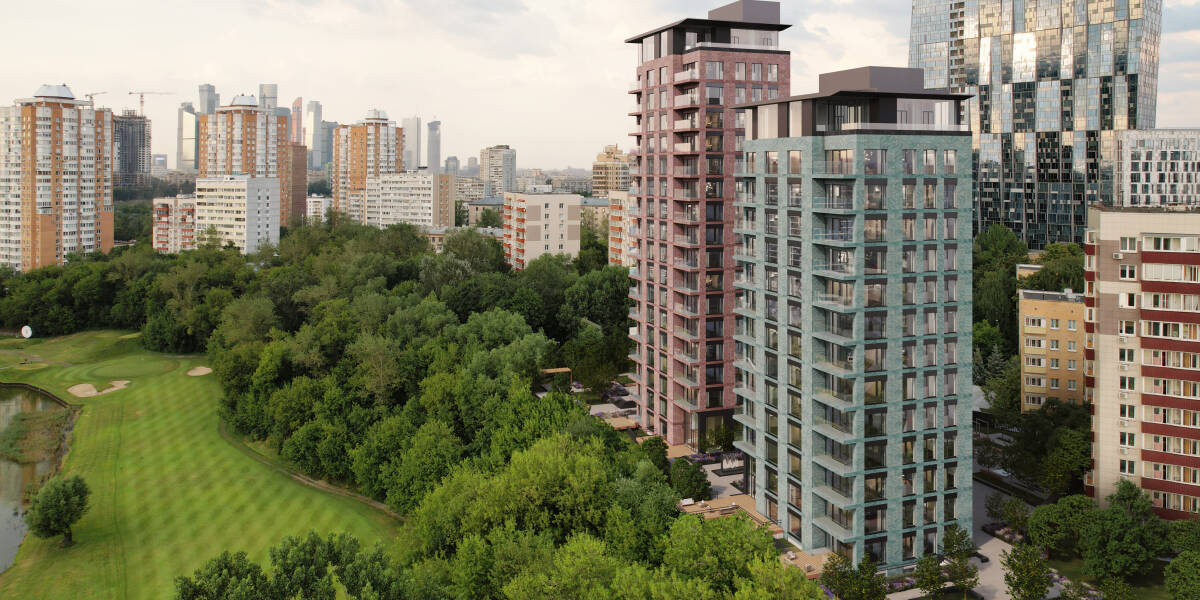 Apartment, 3 rooms Residential complex Woods 2nd Mosfilmovsky Lane, 3A, Photo 1