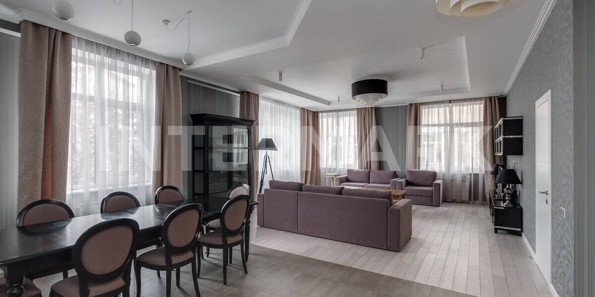 Apartment, 4 rooms Residential complex Barykovskie Palaty Barykovsky Lane, 6, Photo 1