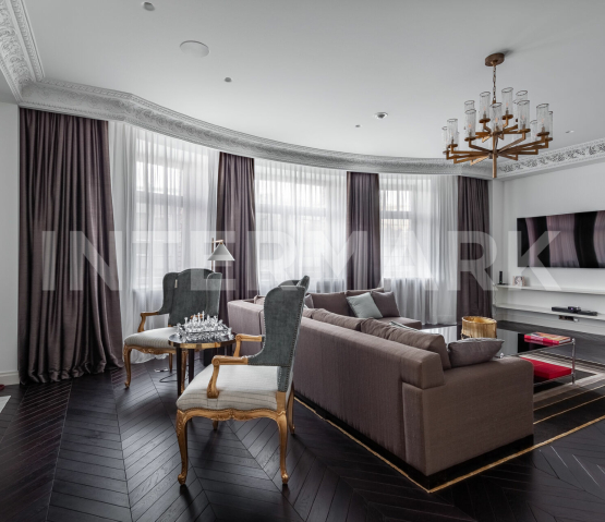 Apartment, 5 rooms Residential complex Ostozhenka Park Palace Khilkov Lane, 1, Photo 1