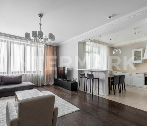 Apartment, 3 rooms Residential complex Akademdom Arkhitektora Vlasova Street, 8, Photo 2