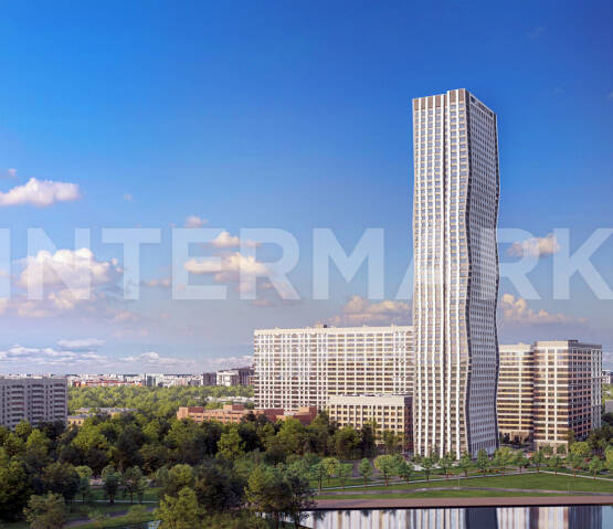 Flats Afi Tower (Афи Тауэр) Serebryakova Drive, 11-13k1, Photo 1